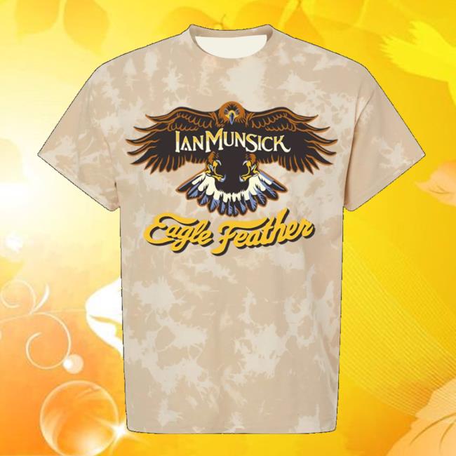 Ian Munsick Store Merch Shop Eagle Feather Sand Dye T-Shirt 2 Ian Munsick Store Merch Shop Eagle Feather Sand Dye T-Shirt