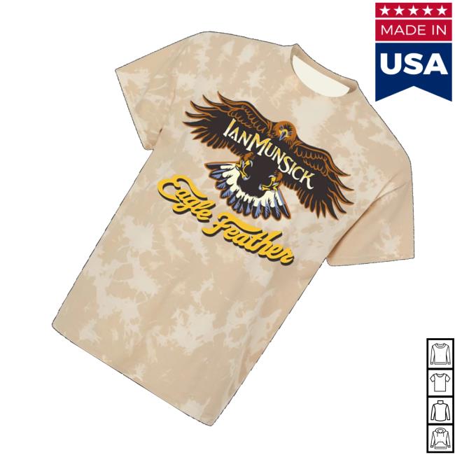 Ian Munsick Store Merch Shop Eagle Feather Sand Dye T-Shirt 3 Ian Munsick Store Merch Shop Eagle Feather Sand Dye T-Shirt