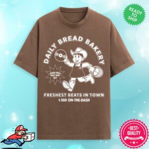 Daily Bread Merch Store Doughboy Sheriff Tee Espresso