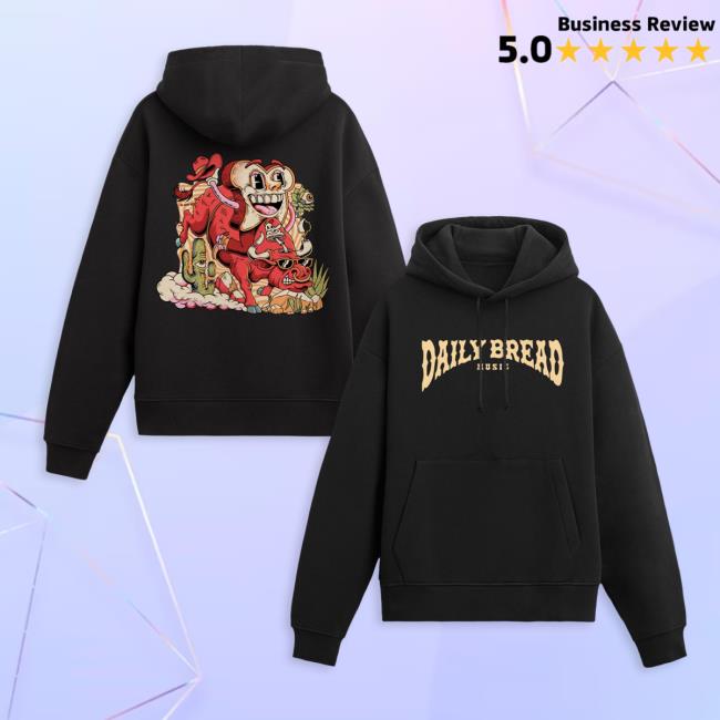 Daily Bread Merch Store Texas Toast Hoodie Black 5 Daily Bread Merch Store Texas Toast Hoodie Black