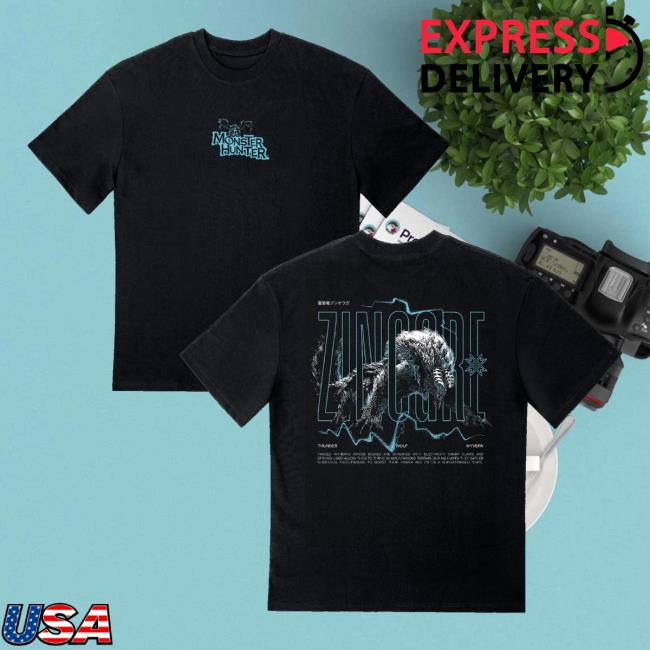 Dyenamik Merch Store Shop Monster Hunter Zinogre Tee 2 Dyenamik Merch Store Shop Monster Hunter Zinogre Tee