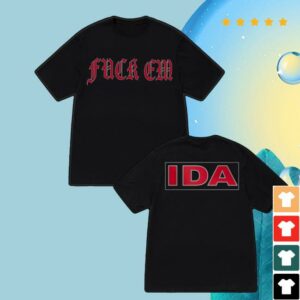 Ida Shop Merch Store Fuck Em Tee Black