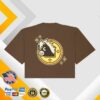 Chunky Things Merch Store Chunky Lucky Horse Coin Cropped T-Shirt Brown 1 kenny Chunky Things Merch Store Chunky Lucky Horse Coin Cropped T Shirt Browna