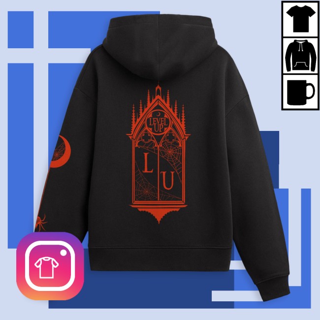 Level Up Store Merch Level Up Winter Eclipse Pullover Hoodie 10 Level Up Store Merch Level Up - Winter Eclipse Pullover Hoodie