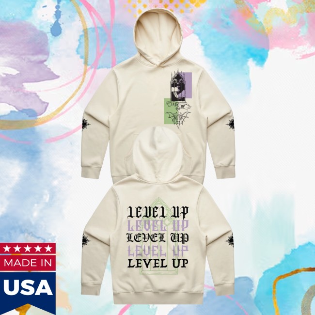Level Up Store Merch Level Up Solar Summer Midweight Hoodie 5 Level Up Store Merch Level Up - Solar Summer Midweight Hoodie