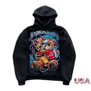 Warren Lotas Store Merch Teddy Hoodie Black
