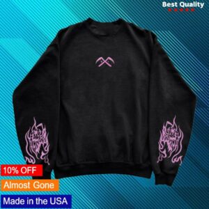 Warren Lotas Store Merch Fast Reaper Crewneck Black Pink