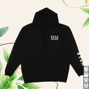 Island Snow Storm Merch Rvca Barbed Hoodie