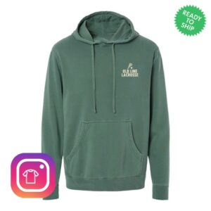 Routeone Apparel Store Merch Old Line Lacrosse Alpine Green Hoodie