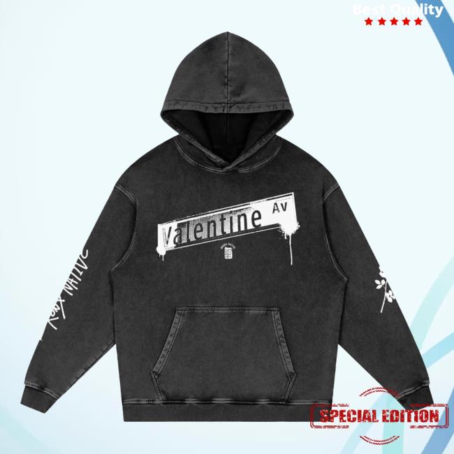 Bronx Native Merch Store Valentine Ave Lim. Ed. Snow Washed Loose Cotton Hoodie 3 Bronx Native Merch Store Valentine Ave Lim. Ed. Snow Washed Loose Cotton Hoodie