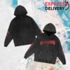 Bronx Native Merch Store Valentine Ave. Lim. Ed. Snow Washed Loose Cotton Hoodie
