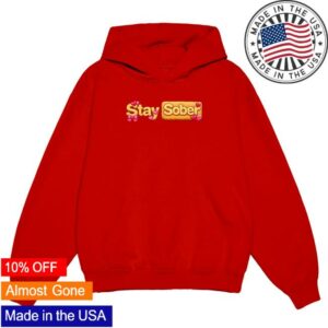 Daydrian Harding Merch Store Cozy Stay Sober Hoodie