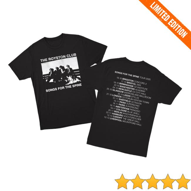 The Royston Club Merch Store Tour Tee 5 The Royston Club Merch Store Tour Tee