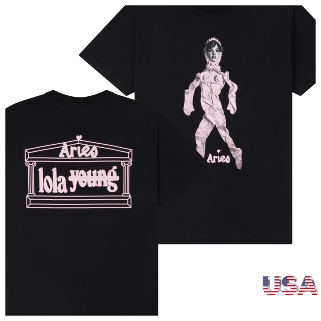 Lola Young Store Merch Shop Aries X Lola Young Black Doll Print Tee 4 Lola Young Store Merch Shop Aries X Lola Young Black Doll Print Tee