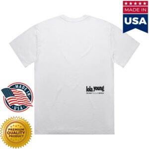 Lola Young Store Merch Shop White Doll Print T-Shirt