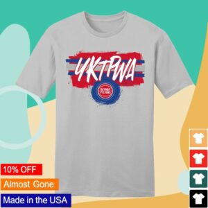 Pistons 313 Shop Store Merch Detroit Pistons Yktpwa Celebration T-Shirt