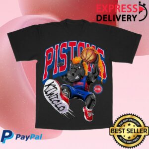 Pistons 313 Shop Store Merch Detroit Pistons X Kiwiclo Hooper’s Birthday Dunk T-Shirt