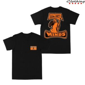 Three6mafiamerch Store Hypnotize Established Woven Logo Black Tee