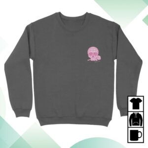 Terra Crew Store Merch Heart Eyez Charcoal Gray Crewneck Sweatshirt