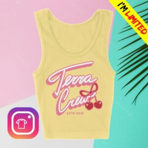 Terra Crew Store Merch Cherry Pop Yellow Tank