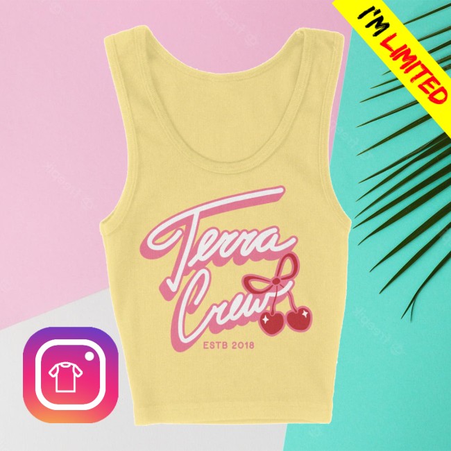 Terra Crew Store Merch Cherry Pop Yellow Tank 2 Terra Crew Store Merch Cherry Pop - Yellow Tank