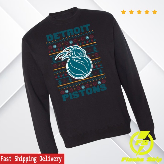 Pistons 313 Shop Store 2025-26 City Edition Fairisle Print Crewneck Sweatshirt 3 Pistons 313 Shop Store 2025-26 City Edition Fairisle Print Crewneck Sweatshirt