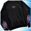 Warren Lotas Merch Store Fast Reaper Crewneck Black Pink