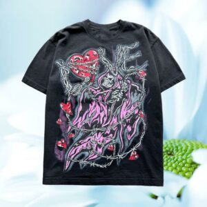 Warren Lotas Merch Store Love Reaper T-Shirt Sunfaded Black