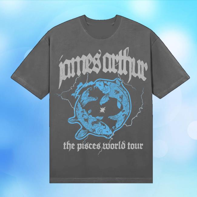James Arthur Merch Store Shop Vintage Pisces Tee 2 James Arthur Merch Store Shop Vintage Pisces Tee
