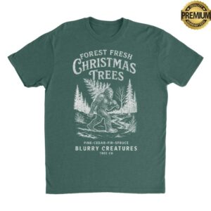 Blurry Creatures Store Merch Blurry Christmas Trees Shirt