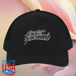 Hyryder Store Merch Hyryder 2026 Driftin’ And Dreamin’ Embroidered Snap Back Trucker Hat