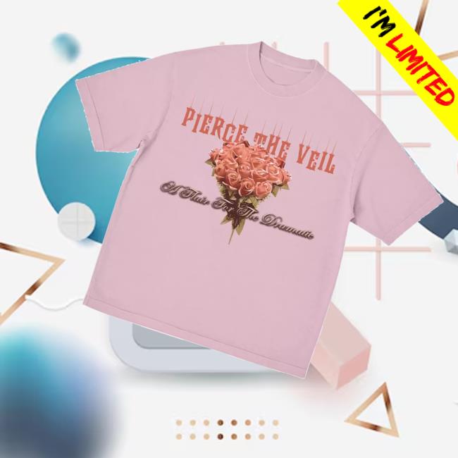 Hot Topic Shop Merch Store Pierce The Veil Pink Rose Bouquet T-Shirt 3 Hot Topic Shop Merch Store Pierce The Veil Pink Rose Bouquet T-Shirt