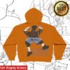Billie Eilish Store Merch The Tour Orange Dateback Zip Hoodie
