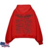 Billie Eilish Store Merch The Tour Red Hoodie