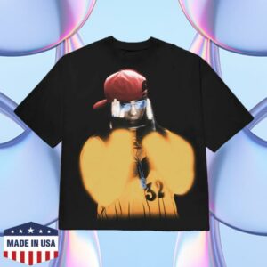 Billie Eilish Merch Store Glasses Hit Me Hard And Soft The Tour 2025 Black T-Shirt