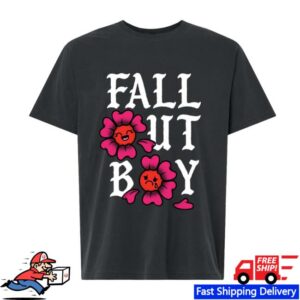 Fall Out Boy Merch Store Flowers Tee