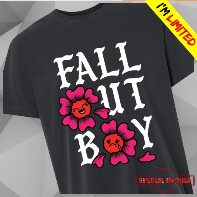 Fall Out Boy Merch Store Flowers Tee 5 Fall Out Boy Merch Store Flowers Tee