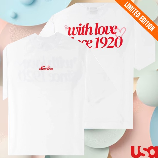 New Era Store Merch New Era Love Graphic White T-Shirt 4 New Era Store Merch New Era Love Graphic White T-Shirt
