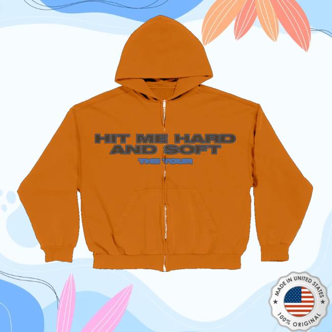 Billie Eilish Store Merch Shop Hit Me Hard And Soft The Tour Orange Dateback Zip Hoodie 5 Billie Eilish Store Merch Shop Hit Me Hard And Soft The Tour Orange Dateback Zip Hoodie