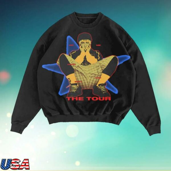 Billie Eilish Store Merch Shop Hit Me Hard And Soft The Tour Crewneck ...