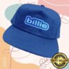 Billie Eilish Store Merch Shop Billie Blue Flat Brim Snapback