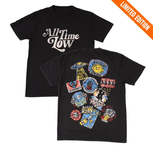 All Time Low Store Merch Shop Albums Sticker T-Shirt 5 All Time Low Store Merch Shop Albums Sticker T-Shirt