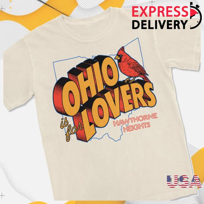 Hawthorne Heights Merch Store Hawthorne Heights Ohio Is For Lovers T-Shirt Valentine's Day Edition 5 Hawthorne Heights Merch Store Hawthorne Heights Ohio Is For Lovers T-Shirt Valentine's Day Edition