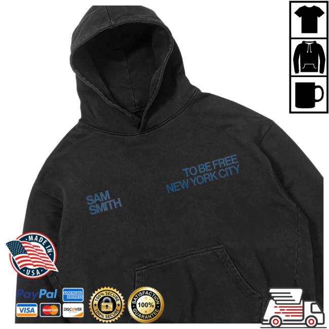 Sam Smith Merch Store To Be Free Nyc Washed Black Hoodie 5 Sam Smith Merch Store To Be Free Nyc Washed Black Hoodie