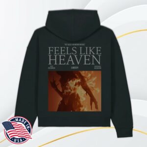 Loreen Official Store Merch Burn To Become Black Hoodie