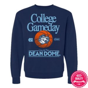 Espn Store Merch College Gameday Unc Live At The Dean Dome Crewneck