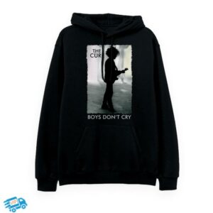 The Cure Merch Store Boys Don’t Cry Grey Hoodie