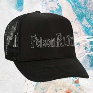 Relapse Records Merch Store Poison Ruin Logo Trucker Hat