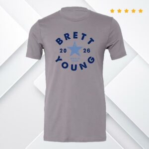 Brett Young Merch Store 2026 Star Tee