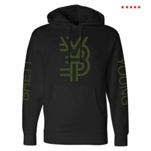 Brett Young Merch Store Logo Text Hoodie
